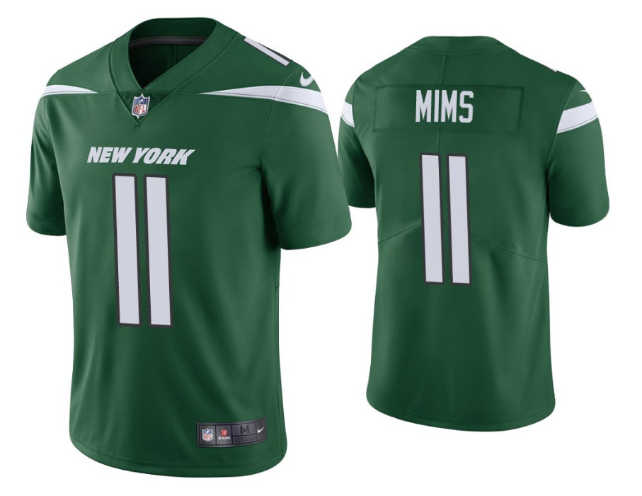 Denzel Mims New York Jets green jersey