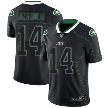 Sam Darnold New York Jets black Color Rush jersey