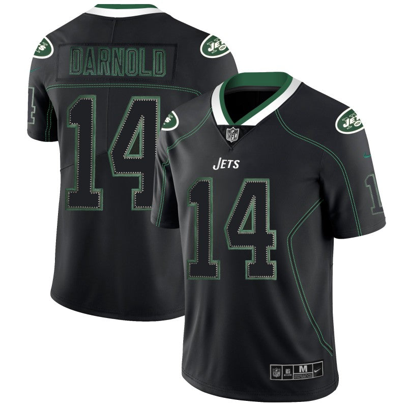Sam Darnold New York Jets black Color Rush jersey