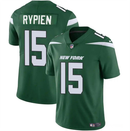 New York Jets #15 Brett Rypien Green Jersey