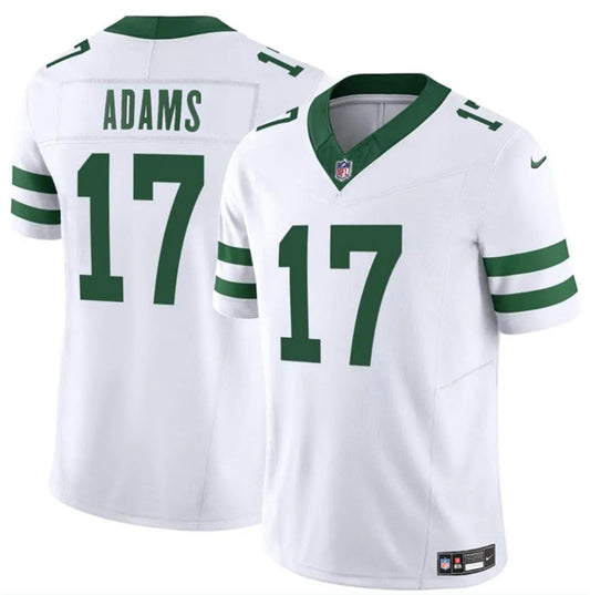 New York Jets #17 Davante Adams White 2024 FUSE Jersey
