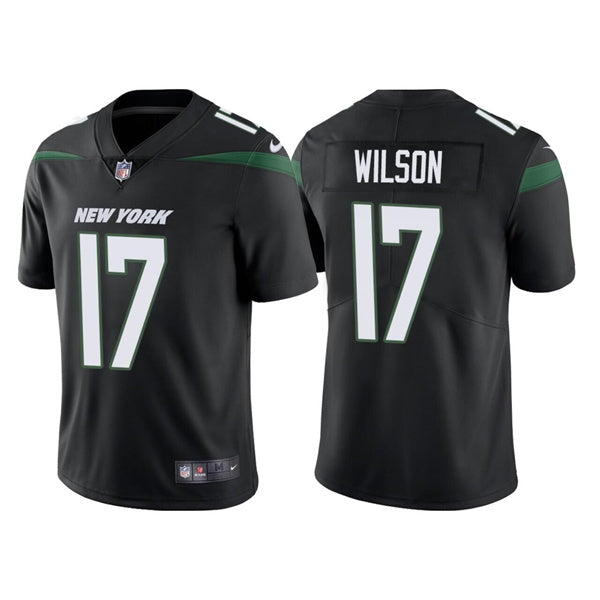 Garrett Wilson New York Jets black jersey