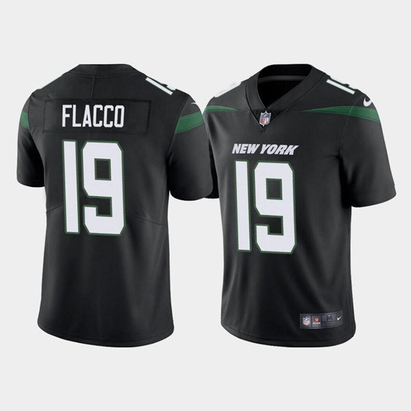 Joe Flacco New York Jets black Game jersey