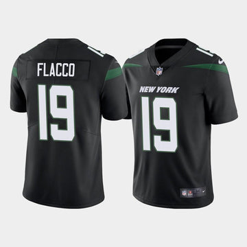 Joe Flacco New York Jets black Game jersey