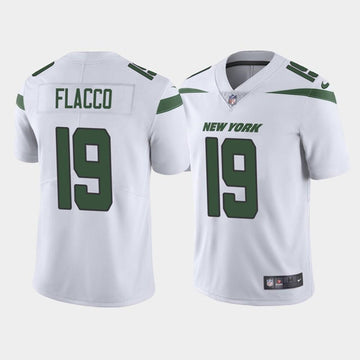 Joe Flacco New York Jets white Game jersey