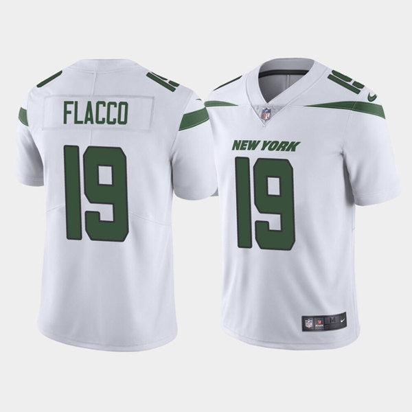 Joe Flacco New York Jets white Game jersey