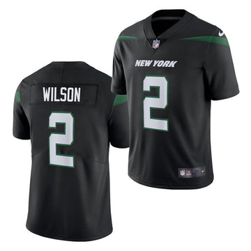 Zach Wilson New York Jets black jersey