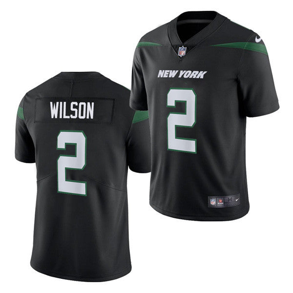 Zach Wilson New York Jets black jersey
