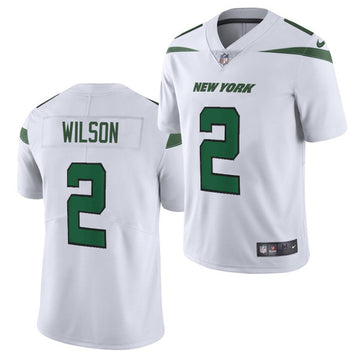 Zach Wilson New York Jets white jersey