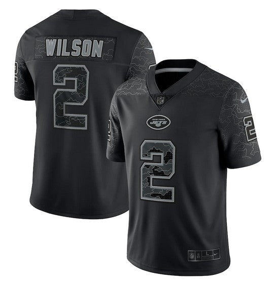 Zach Wilson New York Jets black jersey