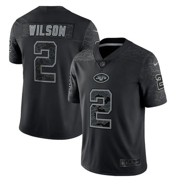 Zach Wilson New York Jets black jersey