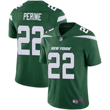 La'Mical Perine New York Jets green jersey