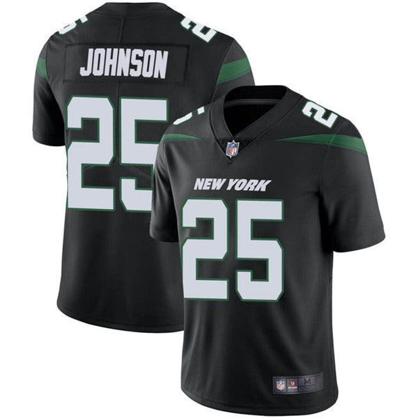 Ty Johnson New York Jets black jersey