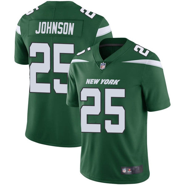 Ty Johnson New York Jets green jersey