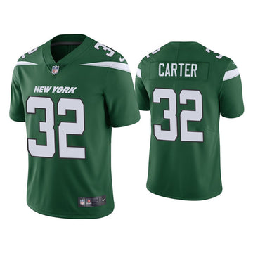 Michael Carter New York Jets green jersey
