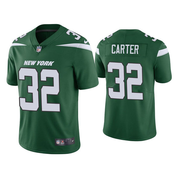 Michael Carter New York Jets green jersey