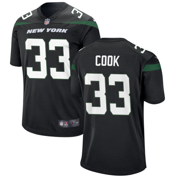Dalvin Cook New York Jets black Game jersey