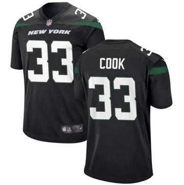 Dalvin Cook New York Jets black Game jersey