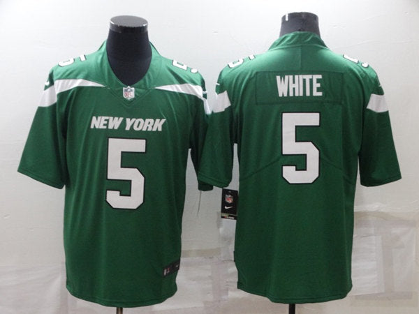Mike White New York Jets green jersey