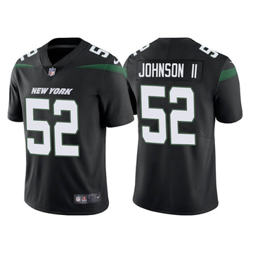 Jermaine Johnson II New York Jets black jersey