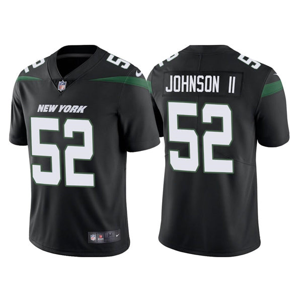 Jermaine Johnson II New York Jets black jersey