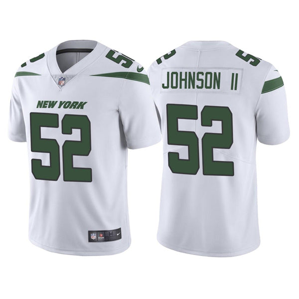 Jermaine Johnson II New York Jets white jersey