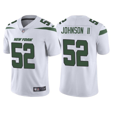 Jermaine Johnson II New York Jets white jersey