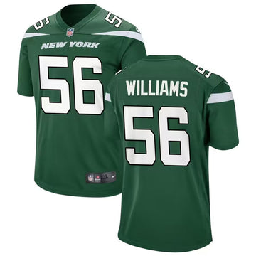 Quincy Williams New York Jets green Game jersey