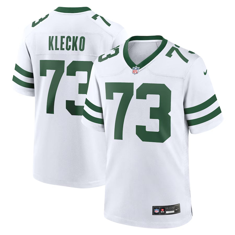 Joe Klecko New York Jets white Game jersey