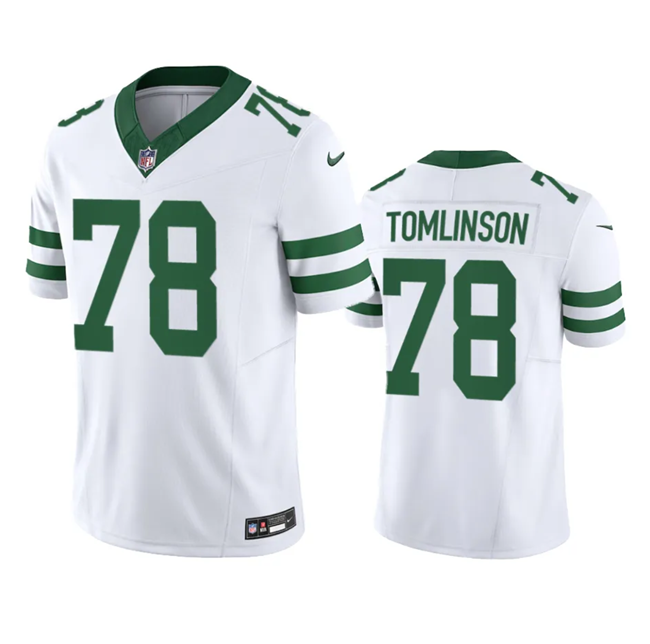 Laken Tomlinson New York Jets white FUSE jersey