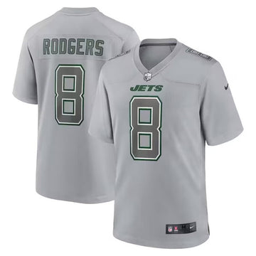 Aaron Rodgers New York Jets grey Fashion jersey