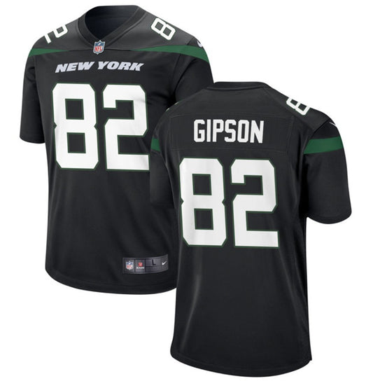 New York Jets #82 Xavier Gipson Black Jersey