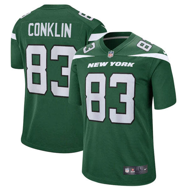Tyler Conklin New York Jets green Game jersey
