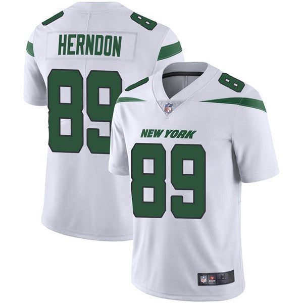 Chris Herndon New York Jets white jersey