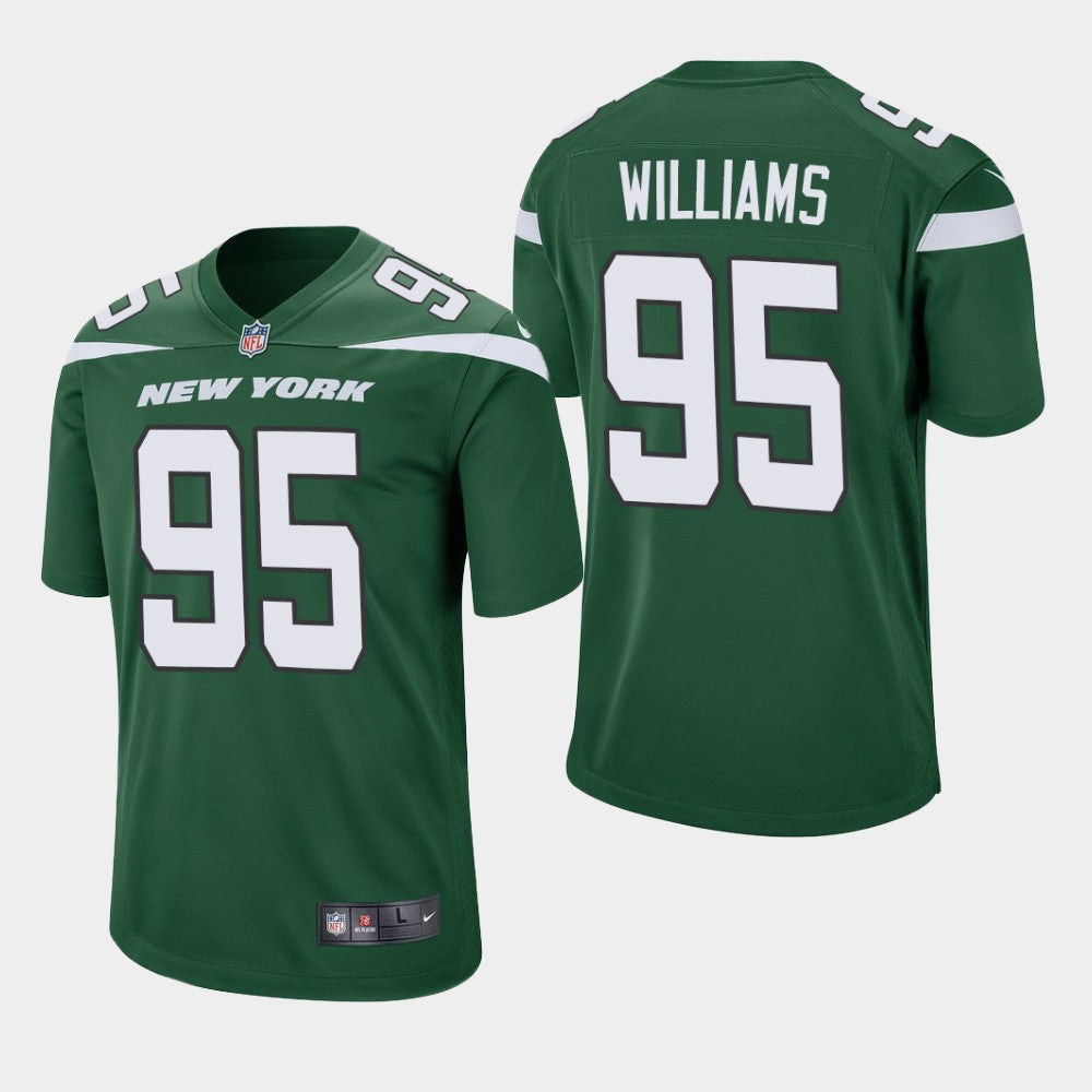 Quinnen Williams New York Jets green jersey
