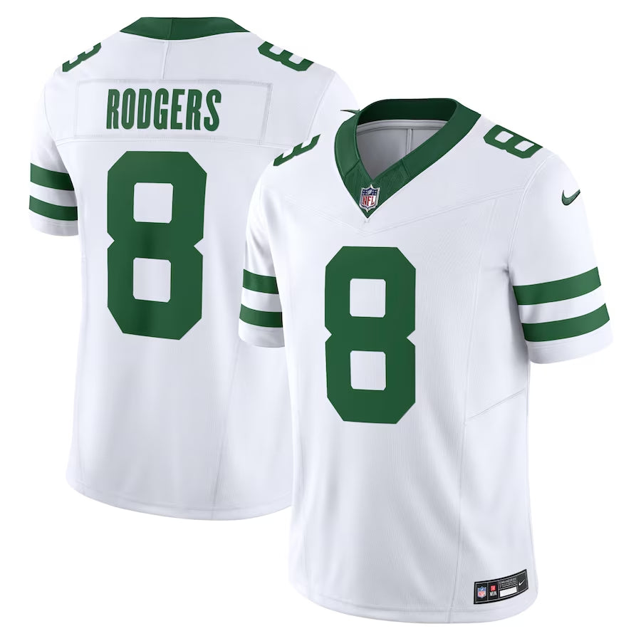 Custom New York Jets white FUSE jersey