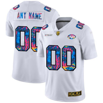 Custom New York Jets white jersey