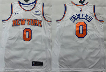 Donte DiVincenzo New York Knicks white jersey