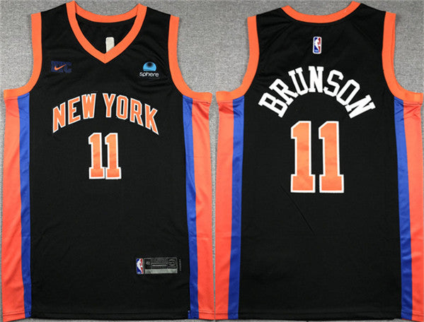 Jalen Brunson New York Knicks black jersey