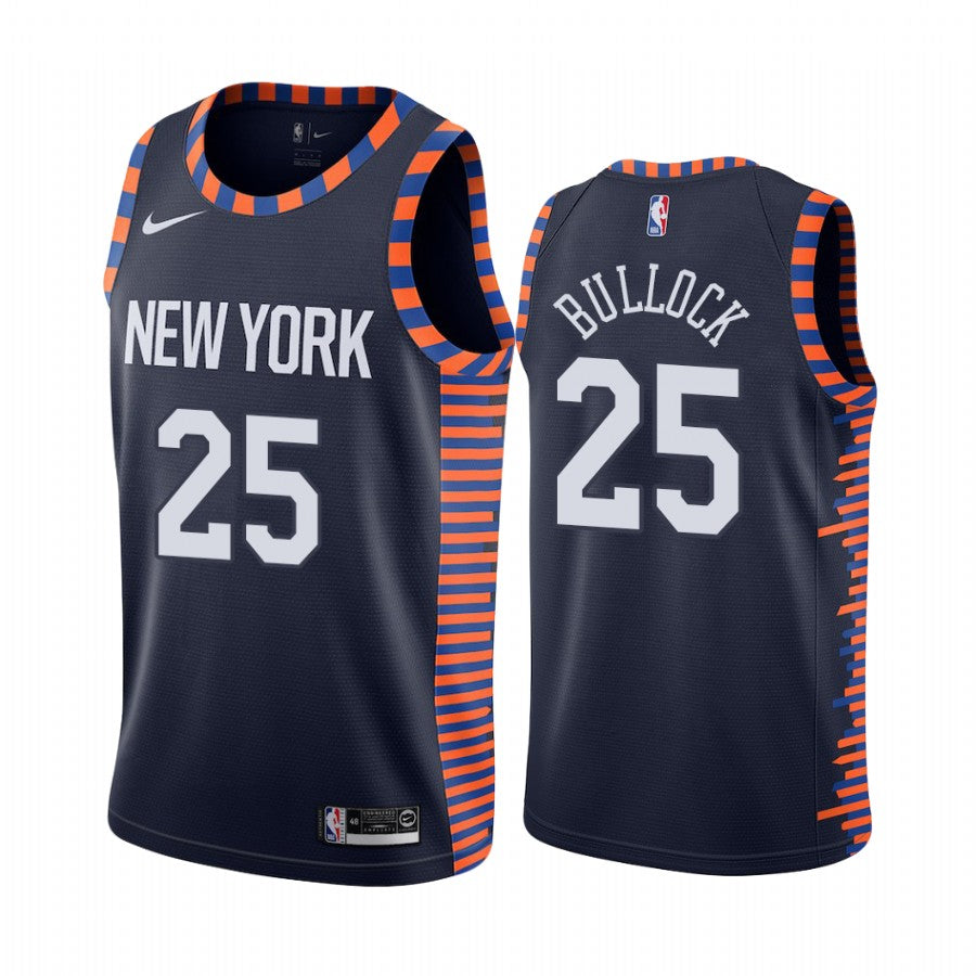 Reggie Bullock New York Knicks black City Edition jersey