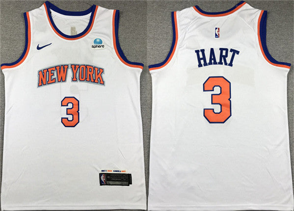Josh Hart New York Knicks white jersey