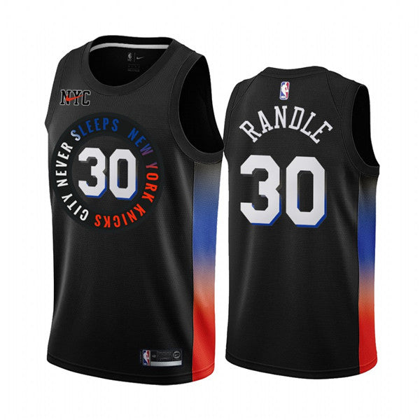Julius Randle New York Knicks black City Edition jersey