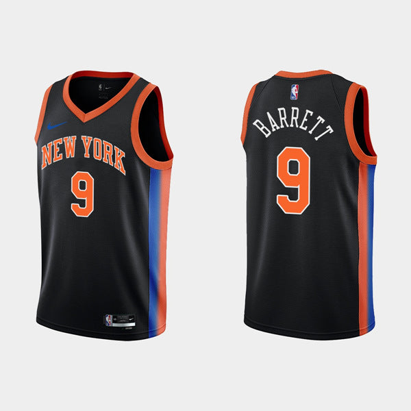 RJ New York Knicks black City Edition jersey