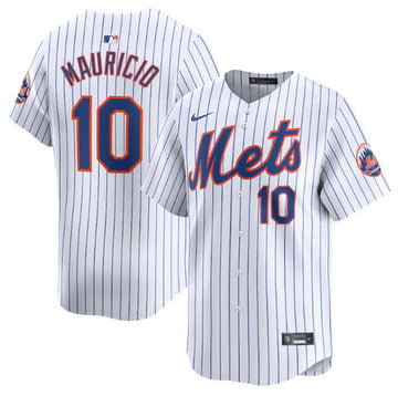 Ronny Mauricio New York Mets white Home jersey