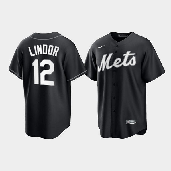 Francisco Lindor New York Mets black jersey
