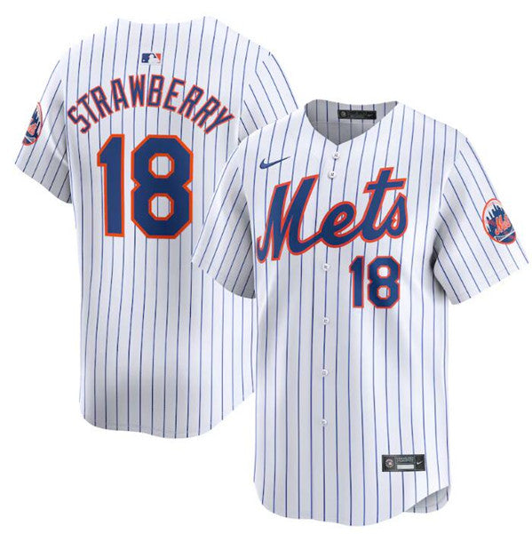 Darryl Strawberry New York Mets white Home jersey