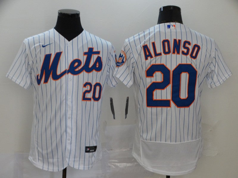 Pete Alonso New York Mets white jersey