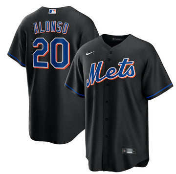 Pete Alonso New York Mets black jersey