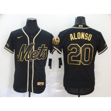 Pete Alonso New York Mets black jersey