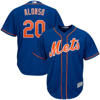 Pete Alonso New York Mets blue jersey